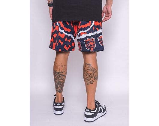Kraťasy Mitchell & Ness NFL Jumbotron 2.0 Shorts Chicago Bears Navy / Orange