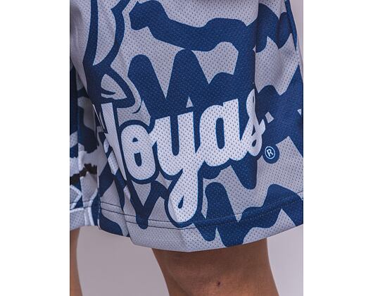 Kraťasy Mitchell & Ness NCAA Jumbotron 2.0 Shorts Georgetown University Navy / Grey