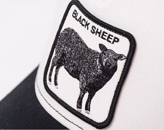 Kšiltovka Goorin - The - Black Sheep Trucker - Black / White