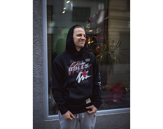 Mikina Mitchell & Ness Hyper Hoops Hoodie Chicago Bulls Black