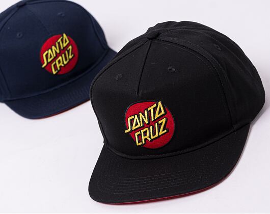 Kšiltovka Santa Cruz Classic Dot A-FRAME Black / Red Underbrim