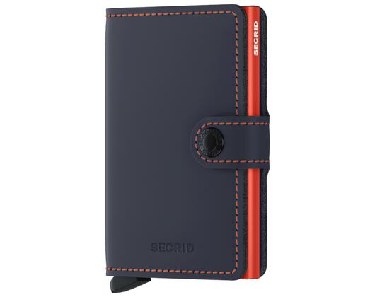 Peněženka Secrid Miniwallet Matte Nightblue & Orange