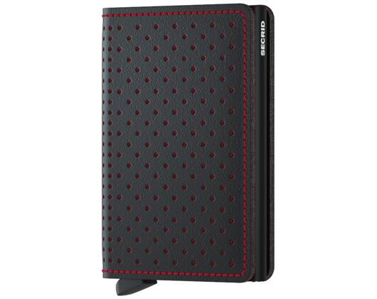 Peněženka Slimwallet Secrid Perforated Black-Red