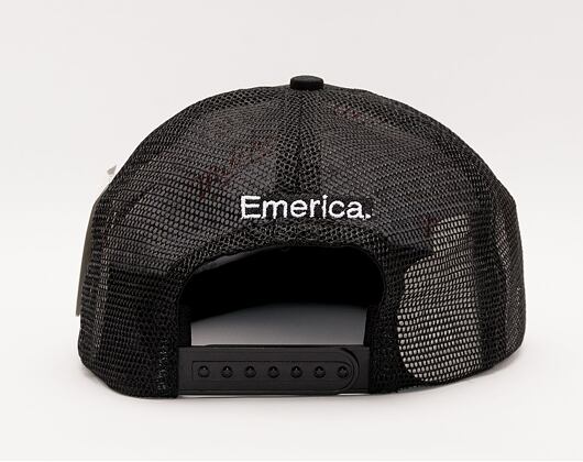 Kšiltovka EMERICA Eff Corporate Trucker Hat Black
