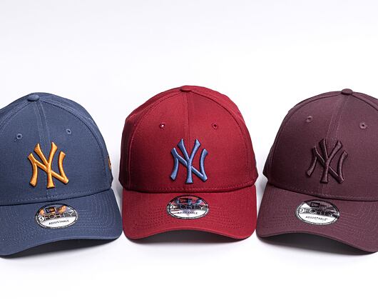 Kšiltovka New Era 9FORTY MLB League Essential 9forty New York Yankees Royal/Orange