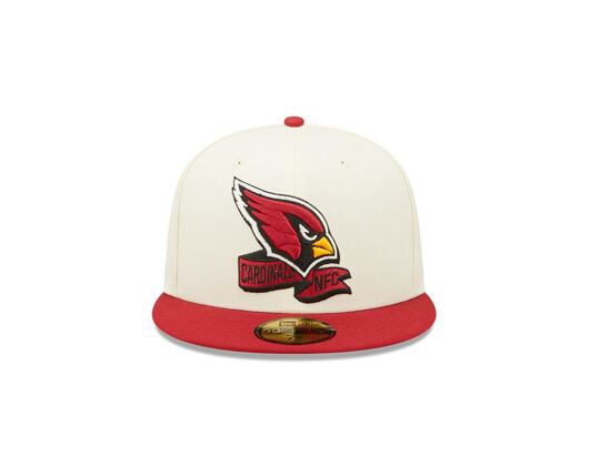 Kšiltovka New Era 59FIFTY NFL22 Sideline Arizona Cardinals Off White / Team Color