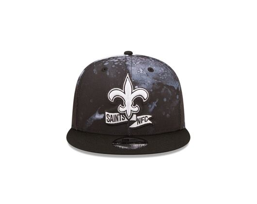Kšiltovka New Era 9FIFTY NFL22 Sideline "Ink Dye" New Orleans Saints Black / White