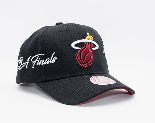 Kšiltovka Mitchell & Ness Champ Wrap Pro Snapback Miami Heat Black
