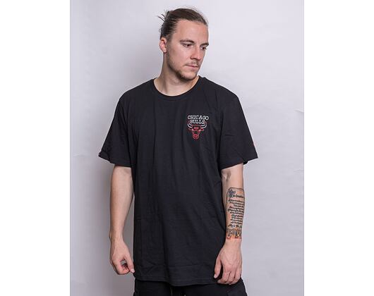 Triko New Era NBA Neon Graphic Tee Chicago Bulls Black