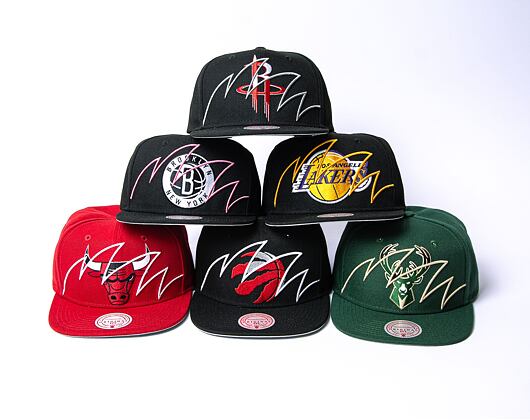 Kšiltovka Mitchell & Ness Shark Bite Snapback Nba Toronto Raptors Black
