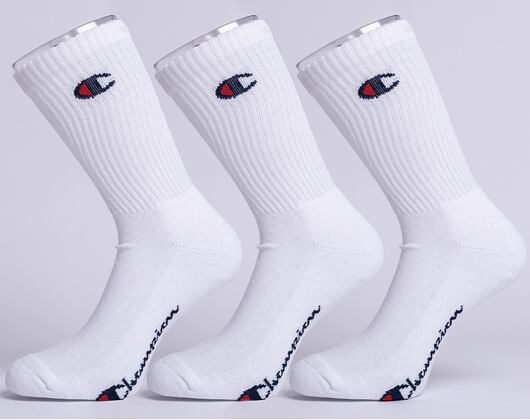 Ponožky Champion 3pk Crew Socks WHT/WHT/WHT