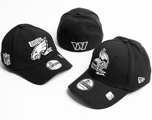 Kšiltovka New Era 39THIRTY NFL22 Sideline Minnesota Vikings Black / White