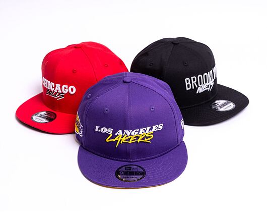 Kšiltovka New Era 9FIFTY NBA Script Team Los Angeles Lakers Purple