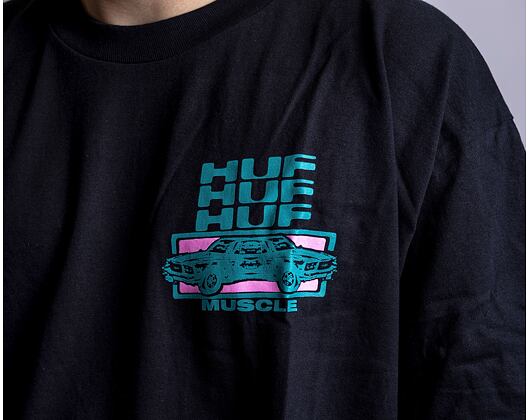 Triko HUF Muscles T-Shirt Black