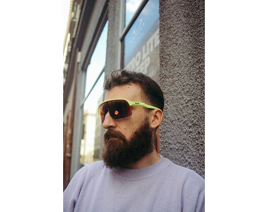 Sluneční brýle Oakley Sutro Lite - Matte Neon Yellow / Prizm Road - OO9463-2239
