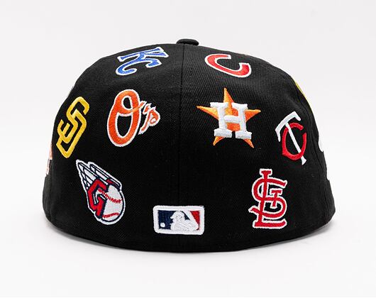 Kšiltovka New Era 59FIFTY MLB All-Over-Patch MLB League Black
