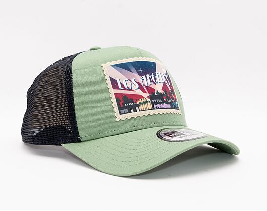 Kšiltovka New Era 9FORTY A-Frame Trucker Postcard Jade Green