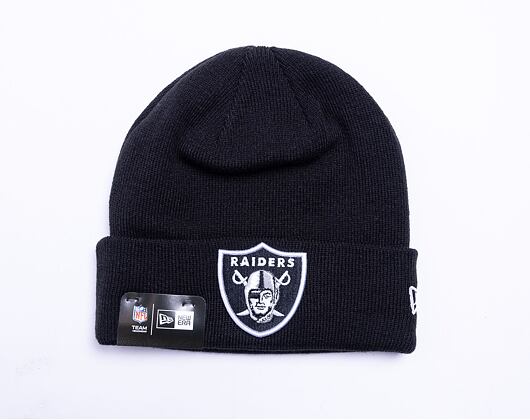 Kulich New Era NFL Essential Cuff Knit 2 Oakland Raiders  Black
