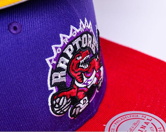 Kšiltovka Mitchell & Ness PATCH OVERLOAD SNAPBACK HWC TORONTO RAPTORS Purple / Red