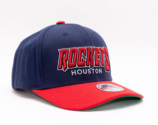Kšiltovka Mitchell & Ness SHREDDER STRETCH SNAPBACK HWC Houston Rockets Blue