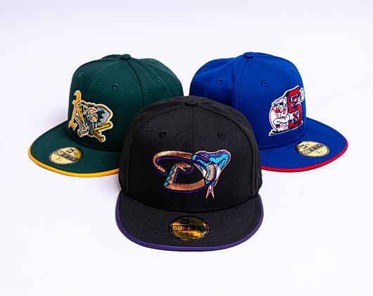 Kšiltovka New Era 59FIFTY MLB Team Color Split Arizona Diamondbacks - Black