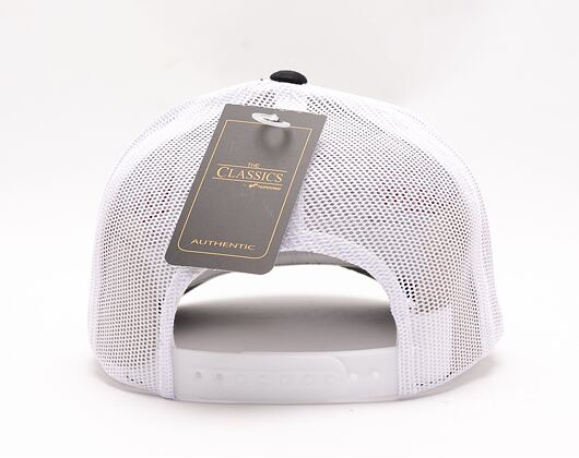 Kšiltovka Yupoong 5-Panel Retro Trucker 2-Tone Cap Black / White