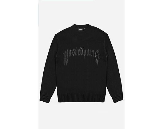 Svetr Wasted Paris Sweater Iron Pitcher - Black