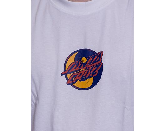 Triko Santa Cruz Shark Trip L/S T-Shirt White