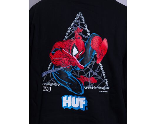 Mikina HUF x Spider-Man Thwip Triangle Hoodie black