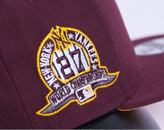 Kšiltovka New Era 9FIFTY MLB Apple New York Yankees Maroon