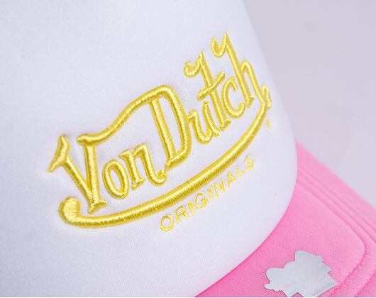 Kšiltovka Von Dutch Atlanta Trucker Foam White/Pink