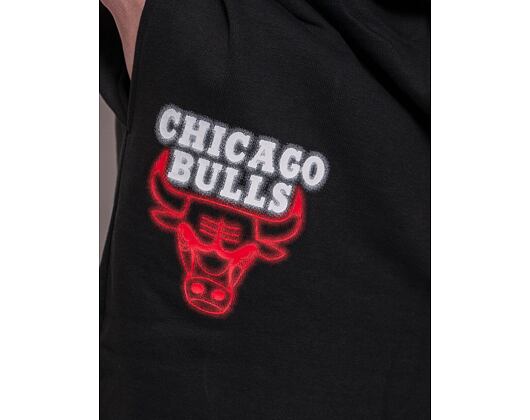 Tepláky New Era NBA Neon Logo Joggers Chicago Bulls Black/Red