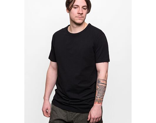Triko Urban Classics Fitted Stretch Tee Black