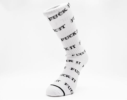 Ponožky HUF Fuck It Sock White