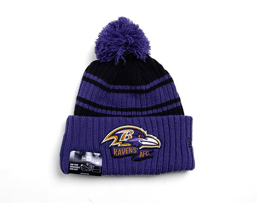 Kulich New Era NFL22 Sideline Sport Knit Baltimore Ravens Team Color