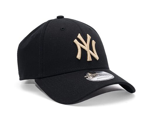 Kšiltovka New Era 9FORTY MLB League Essential New York Yankees Black / Oat Milk Beige