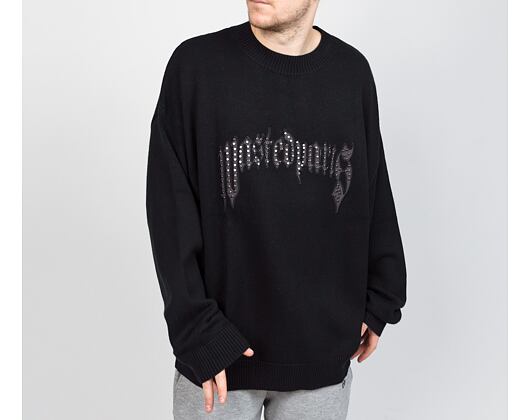 Svetr Wasted Paris Sweater Iron Pitcher - Black