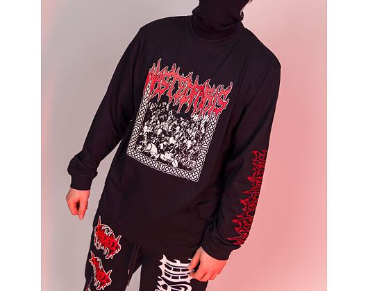 Triko Wasted Paris Longsleeve Field - Black