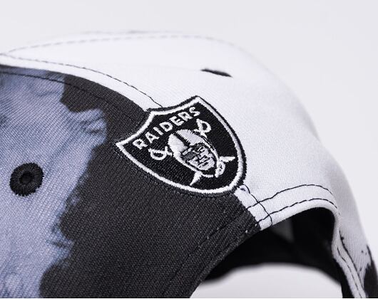 Kšiltovka New Era 9FIFTY NFL22 Sideline "Ink Dye" Las Vegas Raiders Black / White