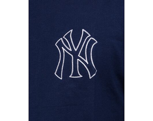 Triko New Era Heritage Back Print Oversized Tee New York Yankees Oceanside Blue / Off White