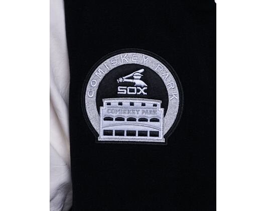 Bunda New Era Heritage Varsity Jacket Chicago White Sox Black / Off White