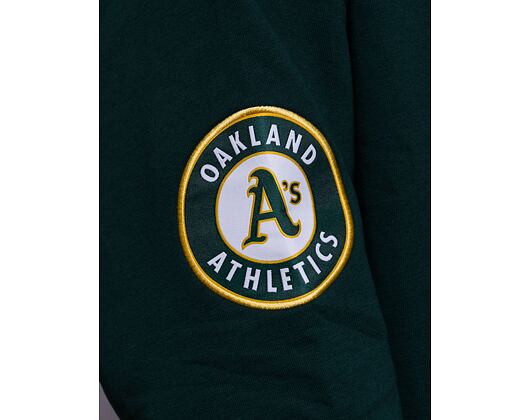 Mikina New Era Heritage Oversized Hoody Oakland Athletics Dark Green / Off White