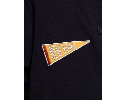 Triko New Era Heritage Patch Jersey Black / Off White