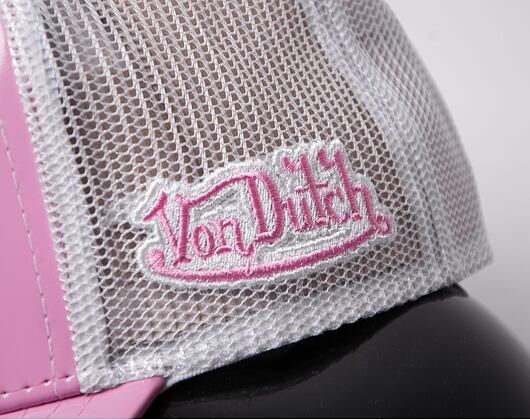 Kšiltovka Von Dutch Trucker Ody Imi Patent Pink/White
