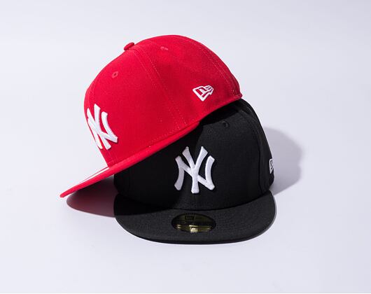 Kšiltovka New Era - MLB Basic 59FIFTY - NY Yankees - Scarlet / White