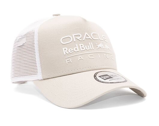Kšiltovka New Era 9FORTY Seasonal Trucker Redbull F1 Stone Grey / White
