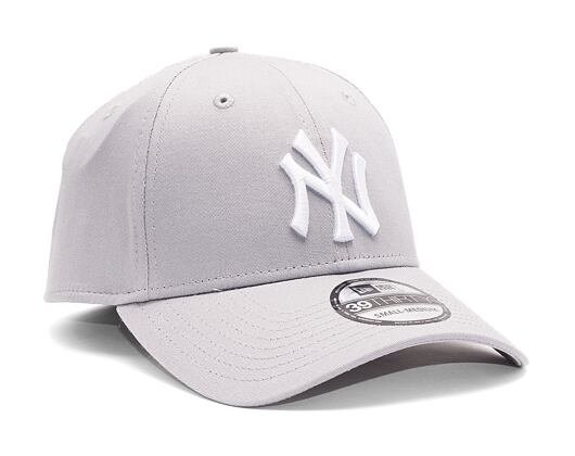 Kšiltovka New Era - MLB Essential 39THIRTY - NY Yankees - Grey / White