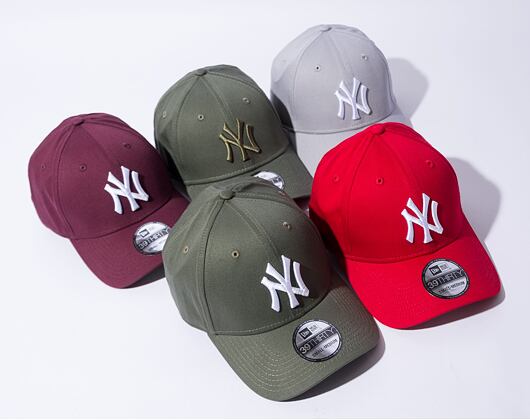 Kšiltovka New Era - MLB Essential 39THIRTY - NY Yankees - New Olive