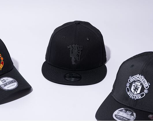 Kšiltovka New Era 9FIFTY Stretch-Snap Tonal Manchester United FC Black / Optic White