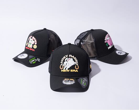 Kšiltovka New Era 9FORTY A-Frame Trucker Sign Black / Optic White